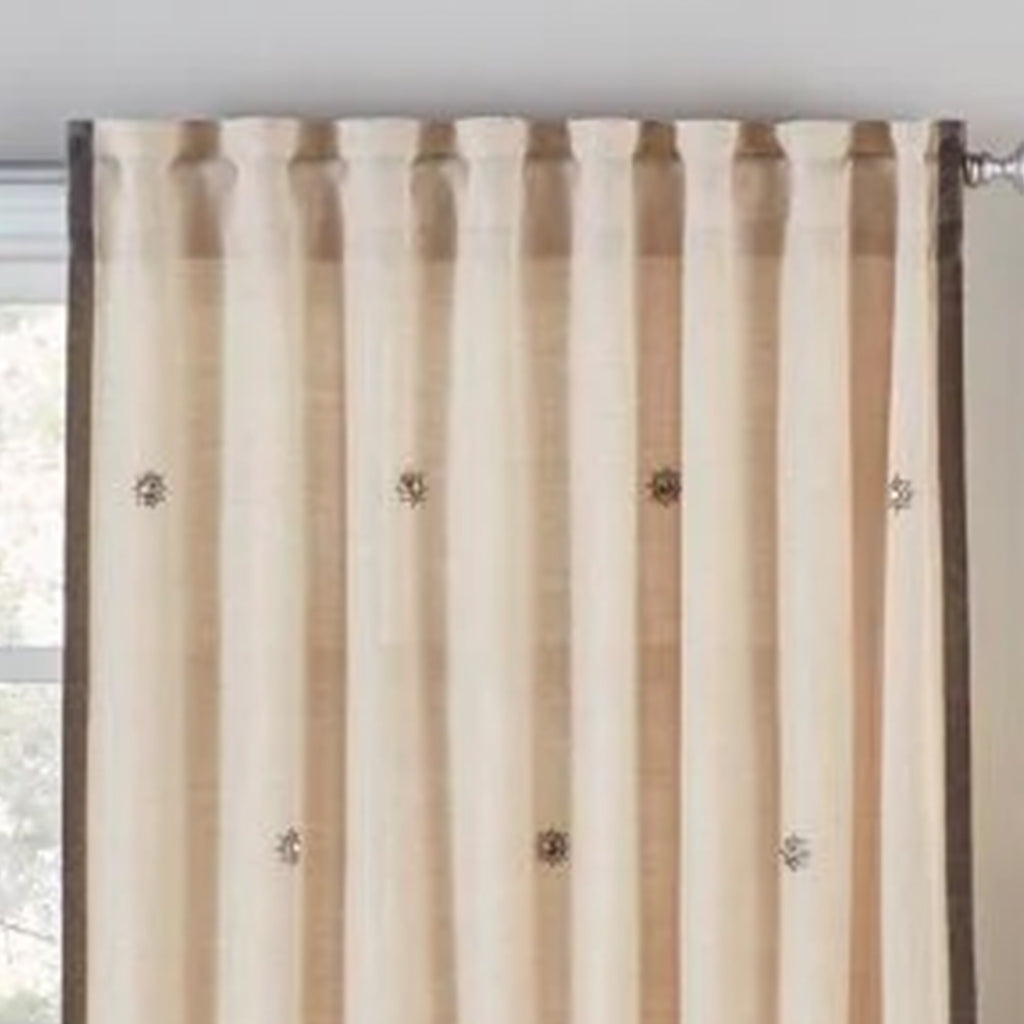 Jewel Wheat Linen Panel