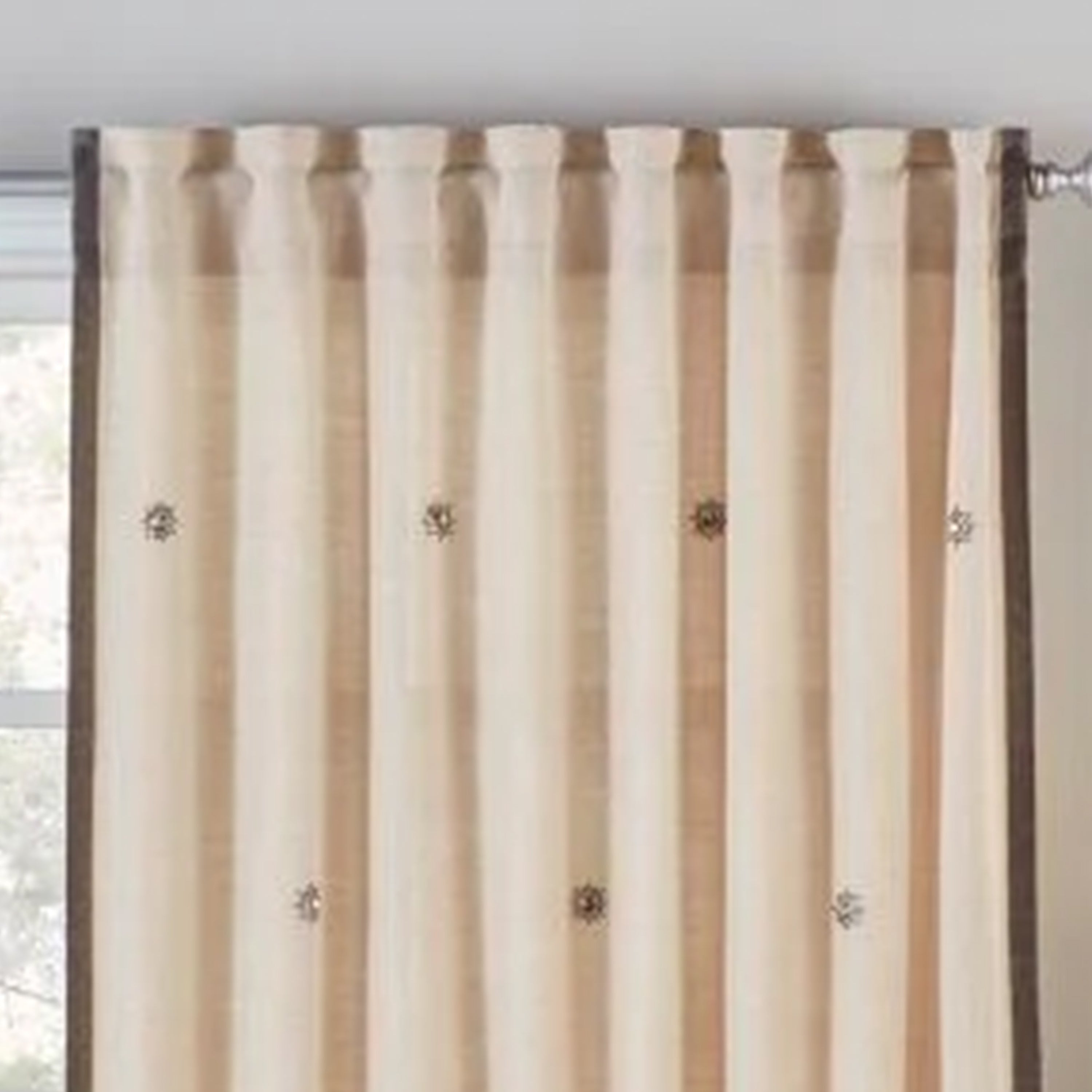Jewel Wheat Linen Panel