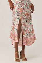 Pink Paisley Parisian Wrap Dress