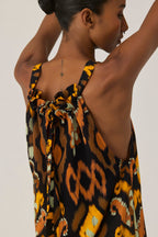 Bohemian Ikat Maxi Dress