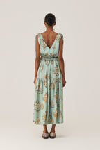 Botanical Block Maxi Dress