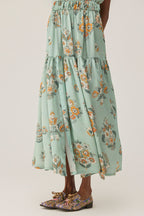 Botanical Block Maxi Dress