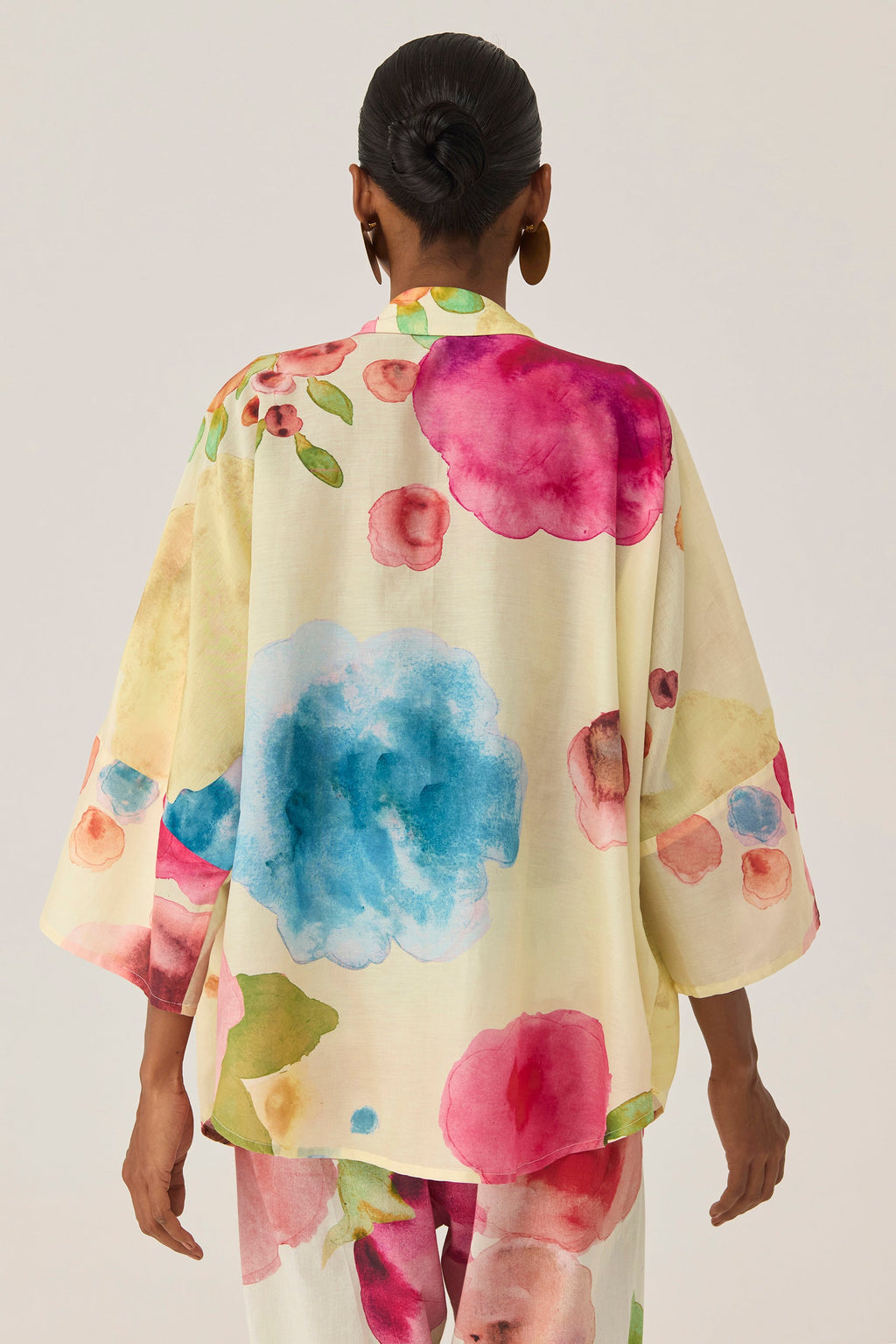 Californian Poppies Embroidered Shirt