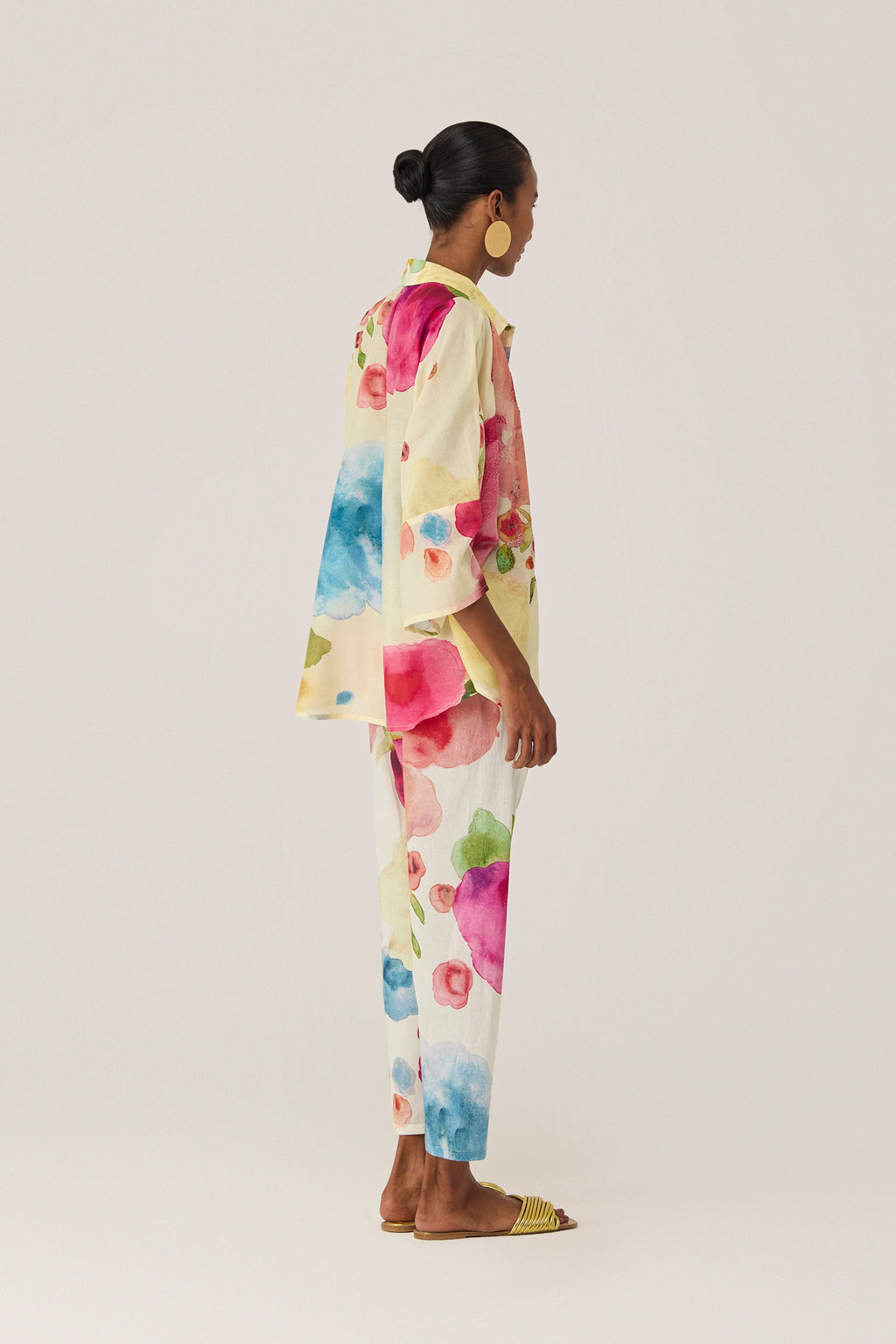 Californian Poppies Embroidered Shirt