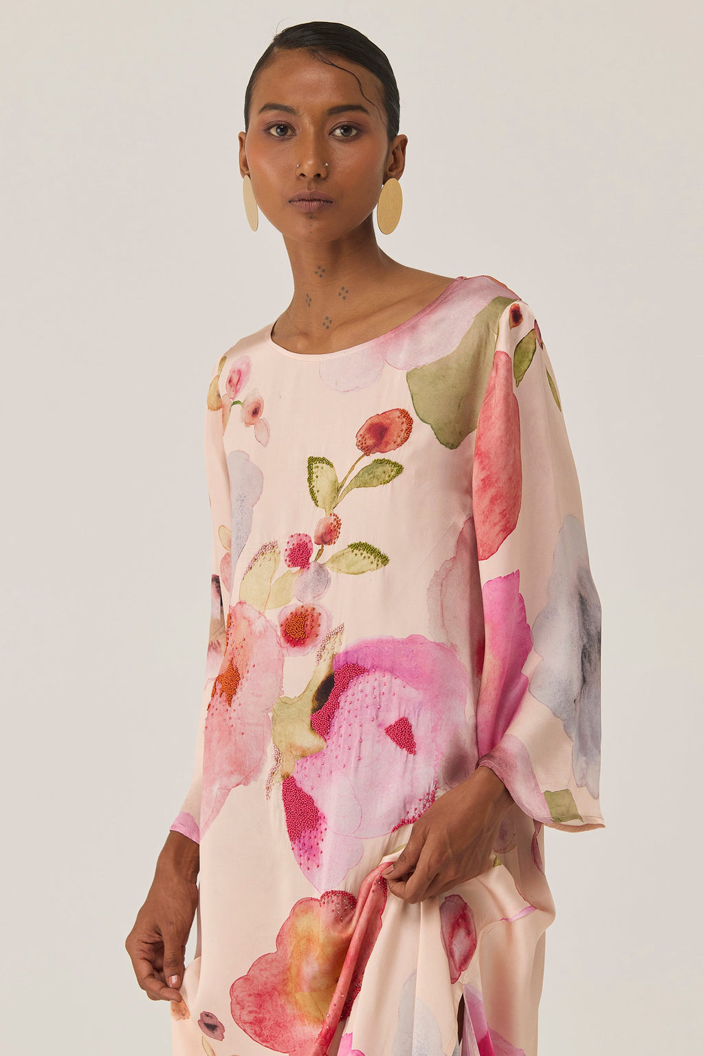 Californian Poppies Kaftan Dress
