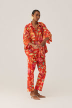 Watercolour Bloom Embroidered Shirt