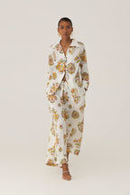 Off-White Botanical Bliss Grommet Top