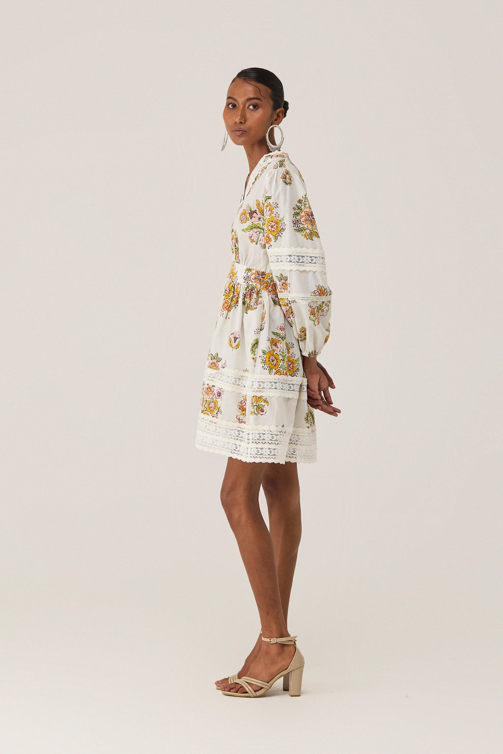 Off-White Botanical Bliss Mini Dress