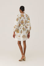 Off-White Botanical Bliss Mini Dress