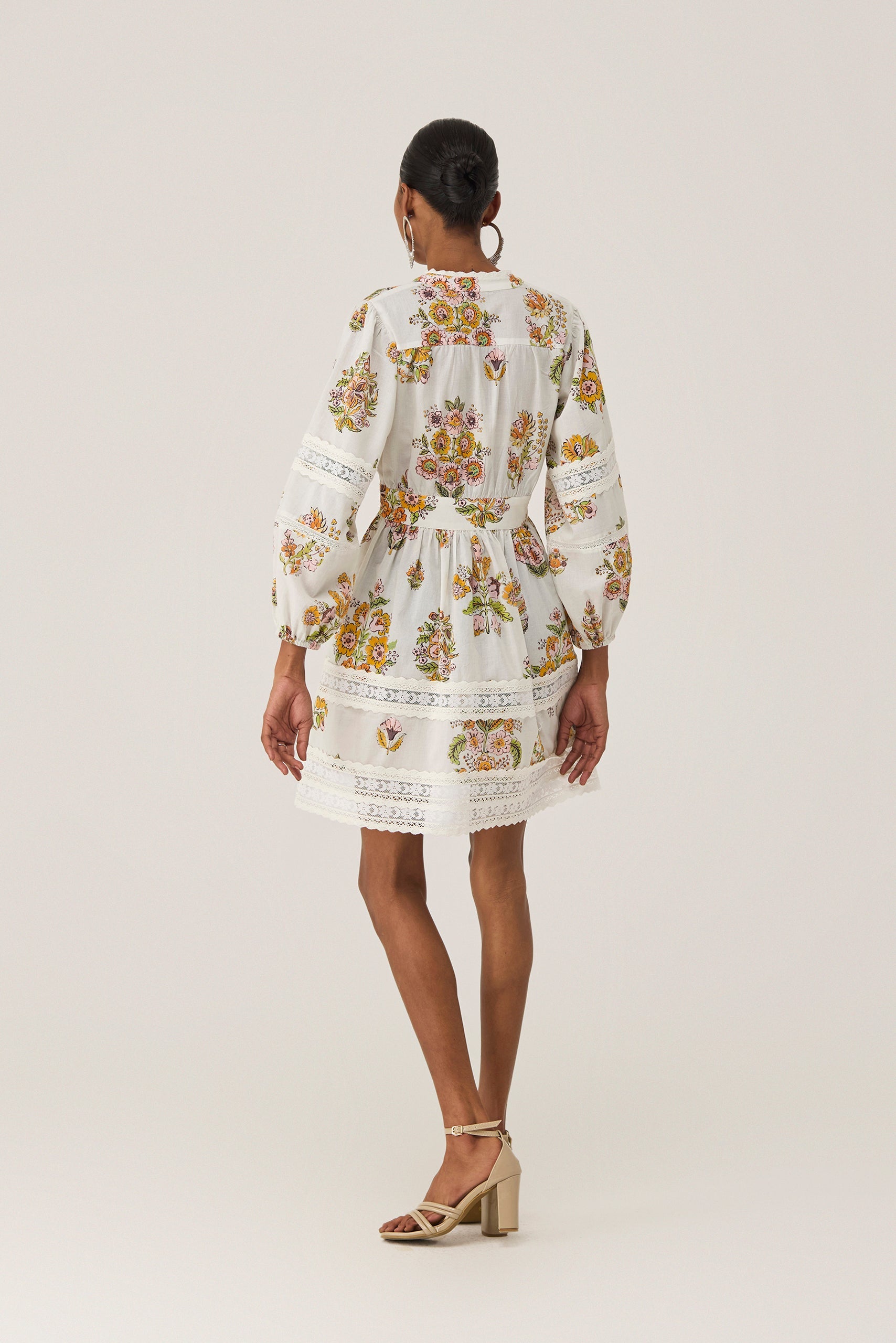 Off-White Botanical Bliss Mini Dress