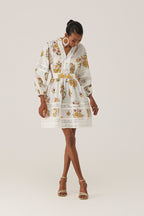 Off-White Botanical Bliss Mini Dress