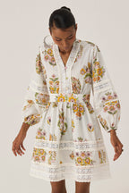 Off-White Botanical Bliss Mini Dress