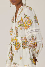 Off-White Botanical Bliss Mini Dress