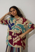 Stripe Marigold Set - Blue