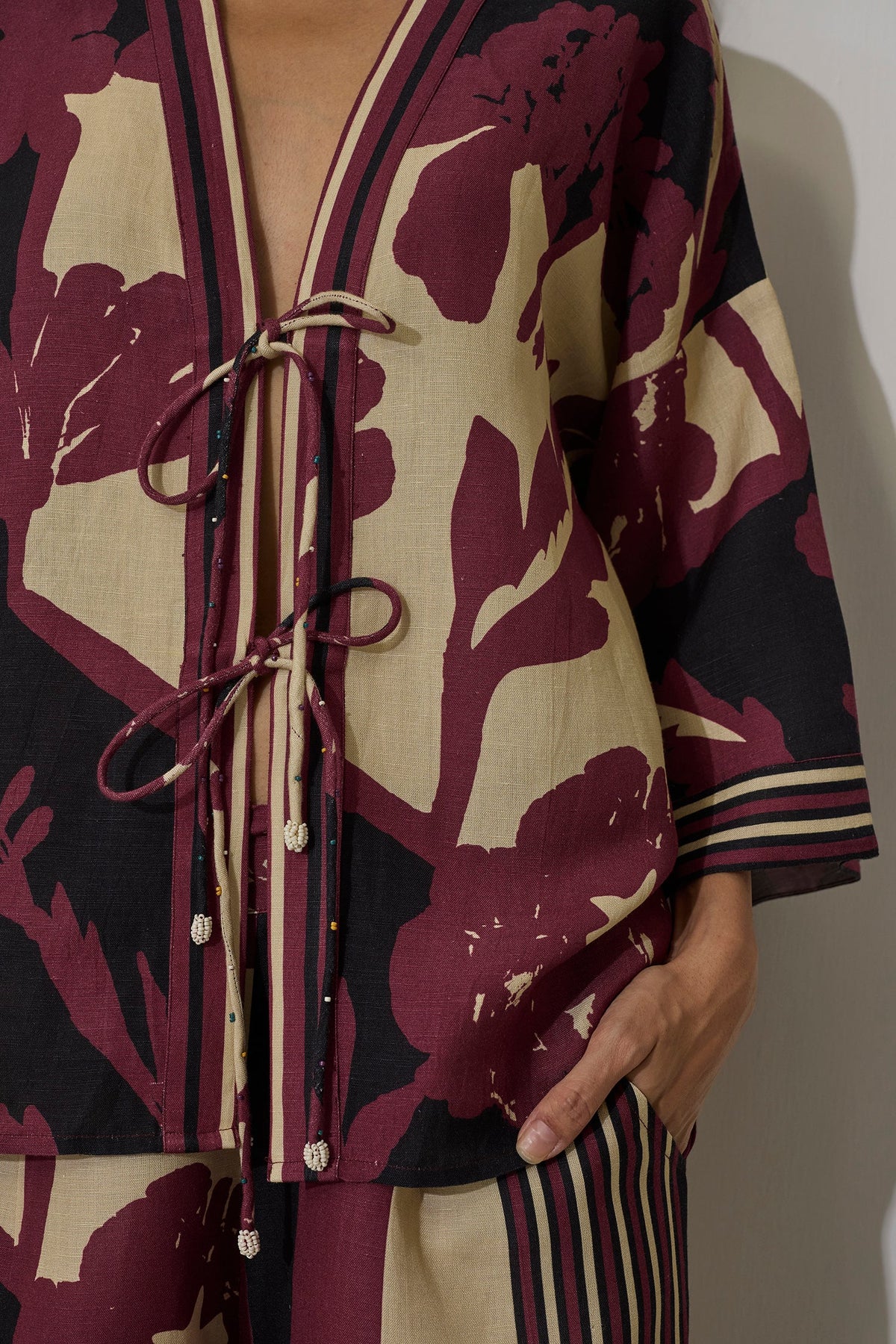 Tie-knot Marigold Set - Purple