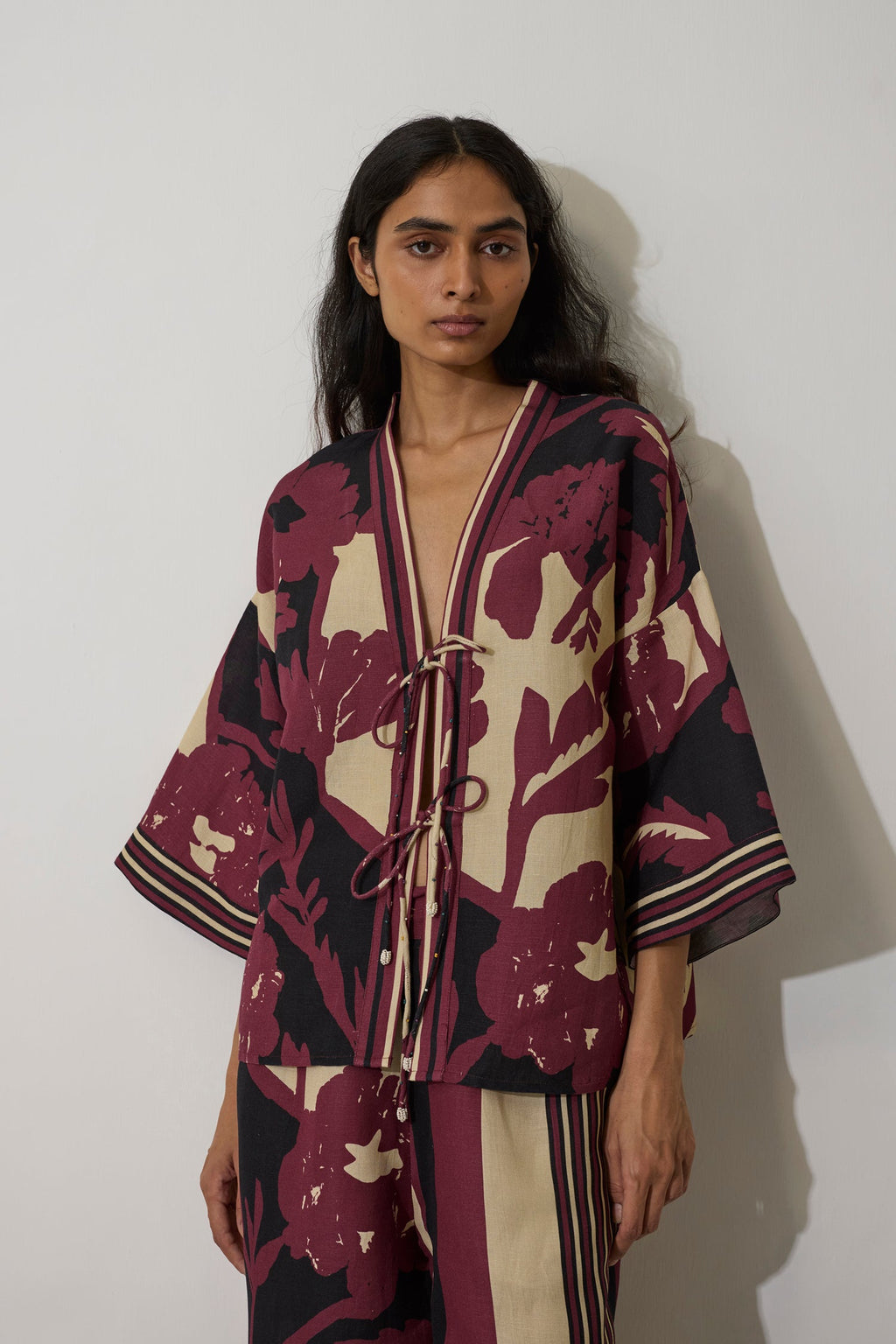 Tie-knot Marigold Set - Purple