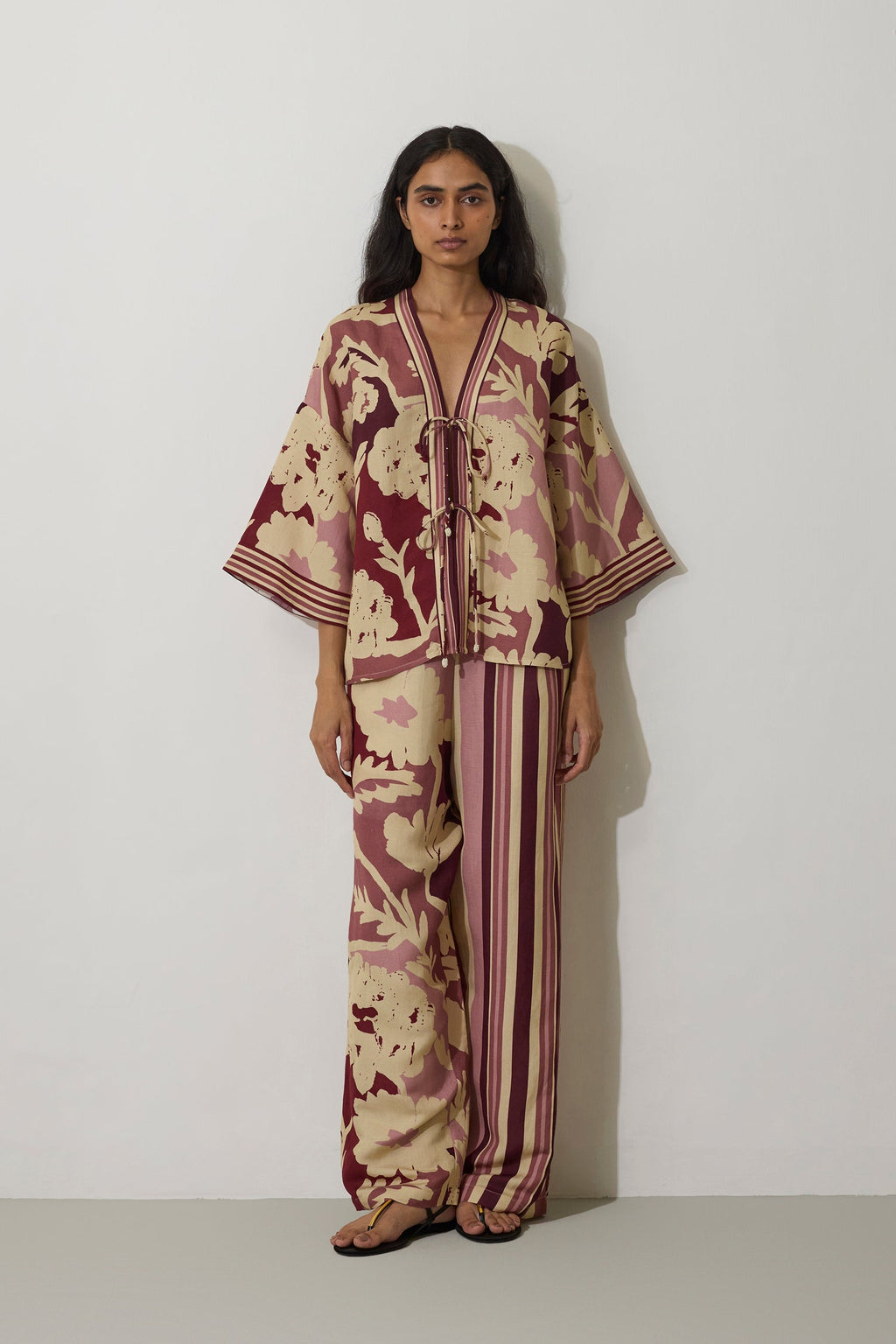 Tie-knot Marigold Top - Pink