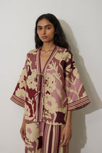 Tie-knot Marigold Top - Pink