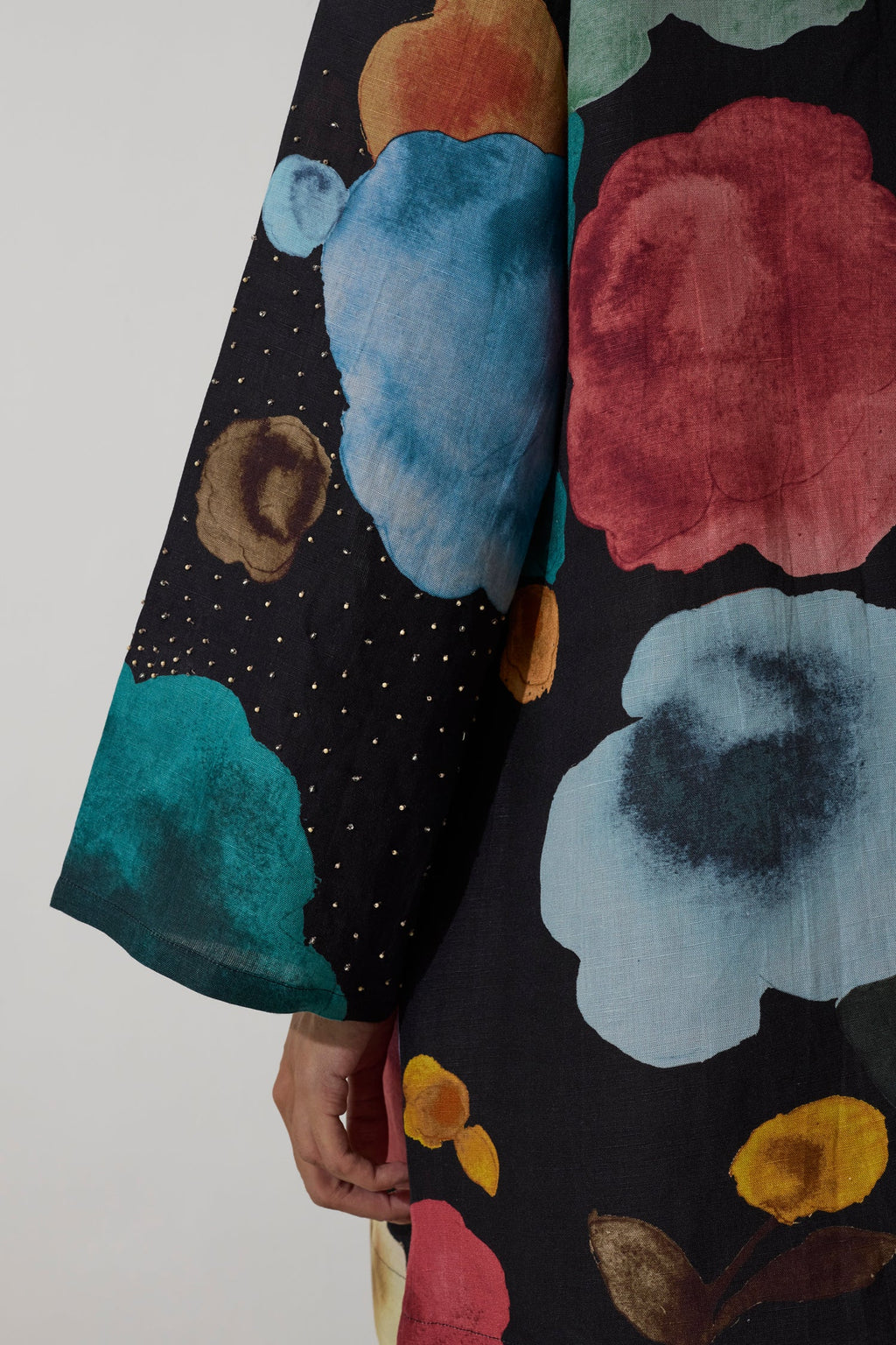 Poppies Mini Shift Dress - Night