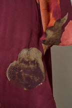 Poppies Kaftan Dress - Mulberry