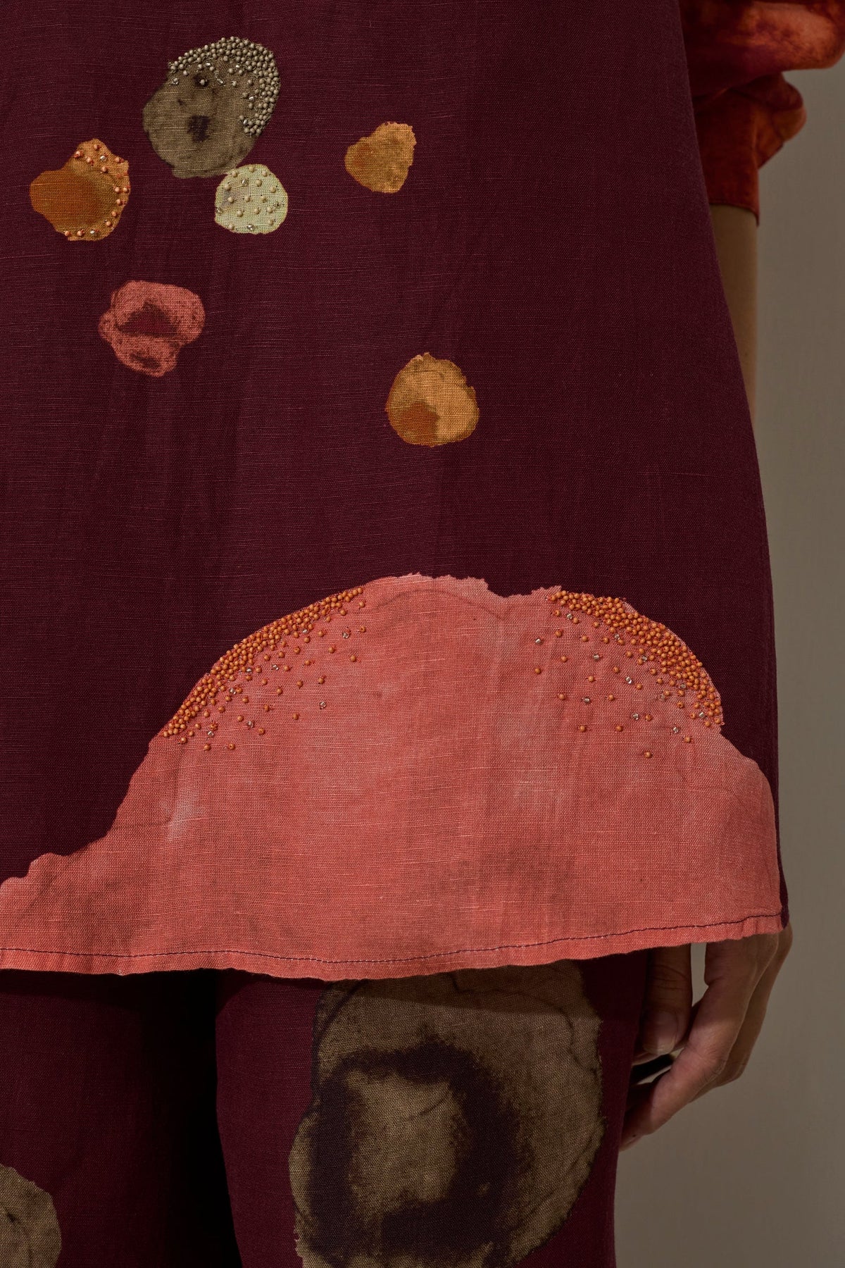 Poppies Relaxed Co-ord Set - Mulberry