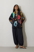 Poppies Balloon Pants - Night