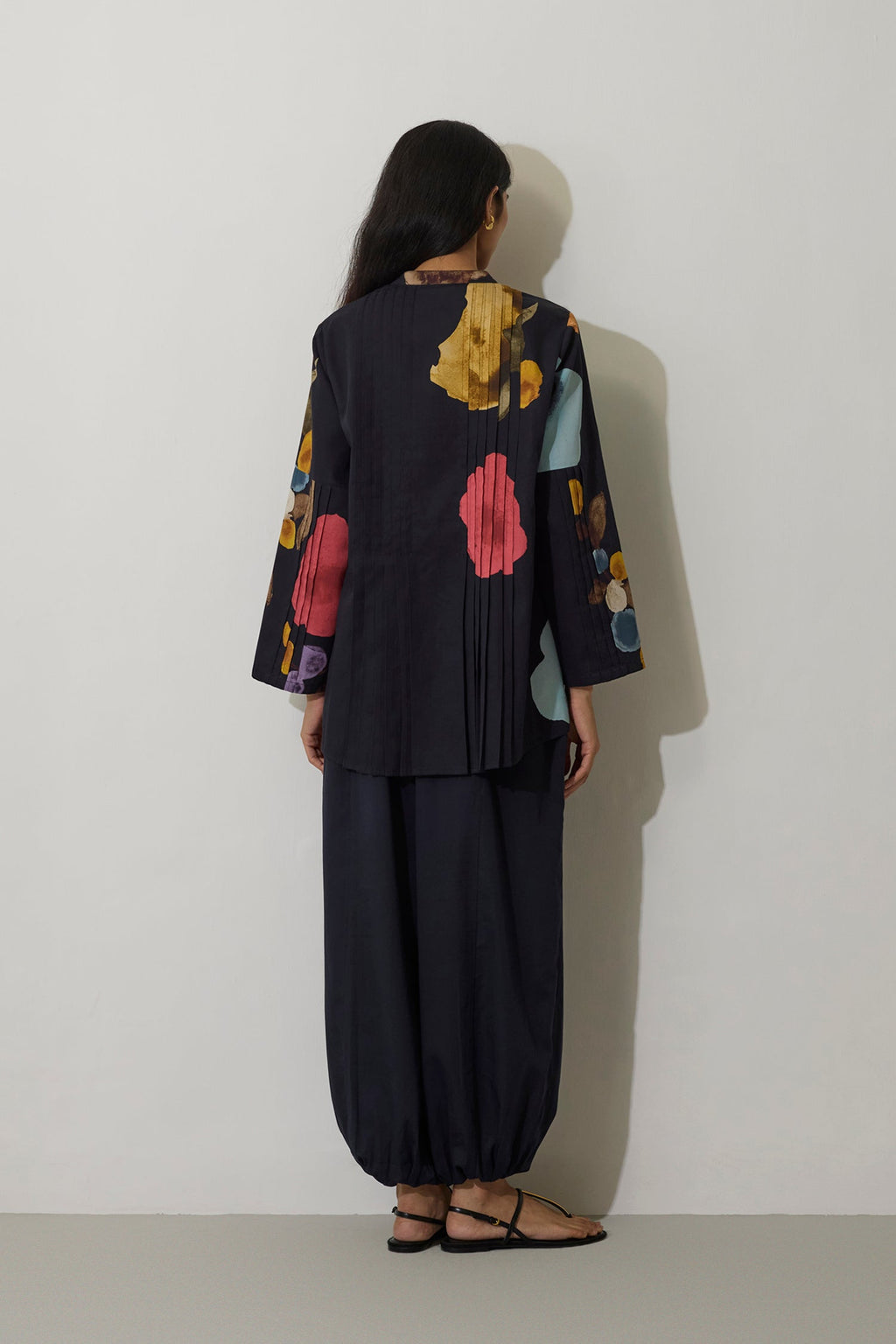 Poppies Balloon Pants - Night