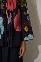 Poppies Pintuck Top - Night