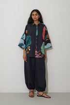 Poppies Balloon Pants - Night