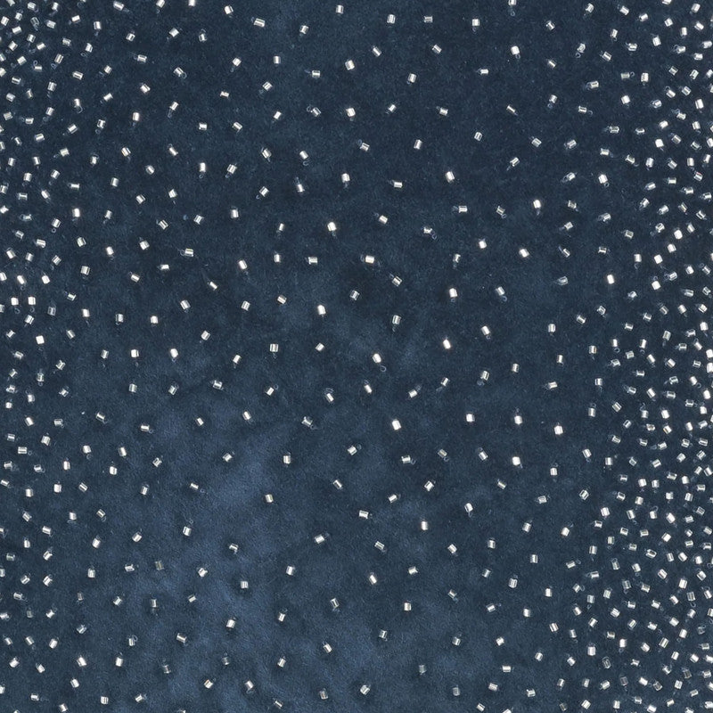 Crystal Navy Pillow