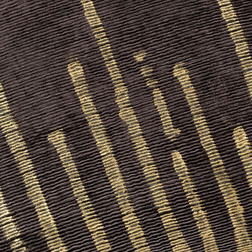 Adele Charcoal Gold Velvet Pillow