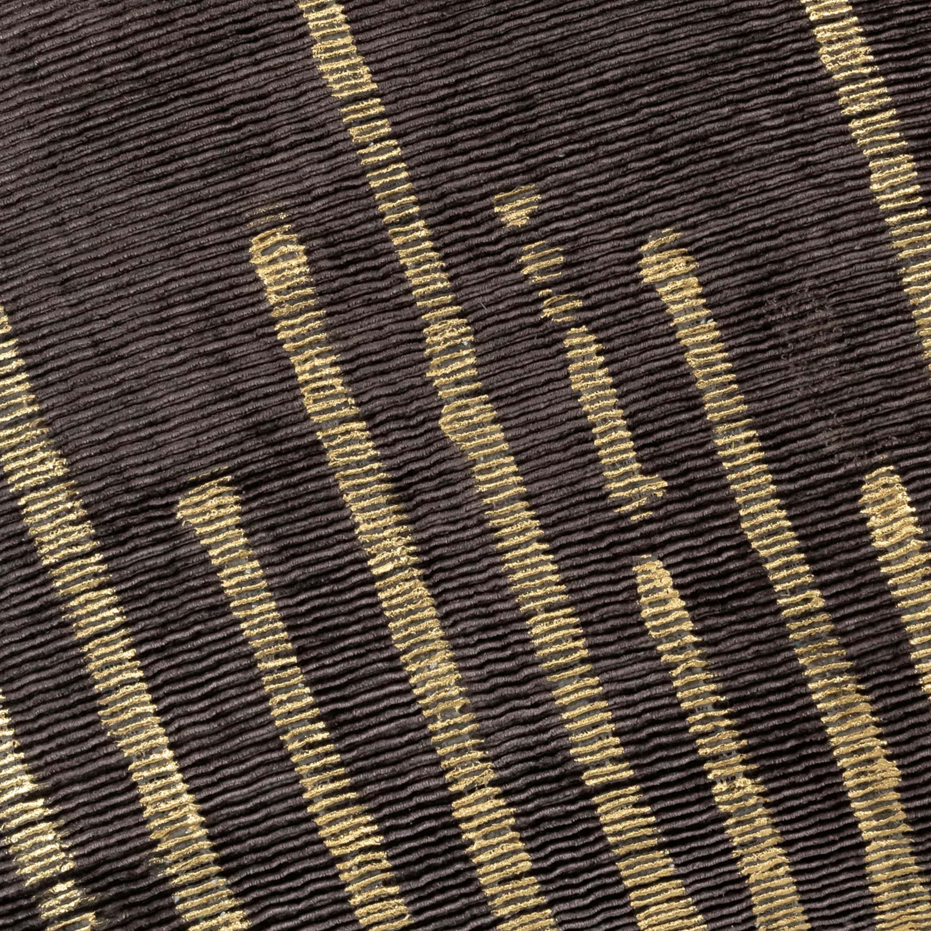 Adele Charcoal Gold Velvet Pillow