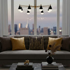 Adele Charcoal Gold Velvet Pillow