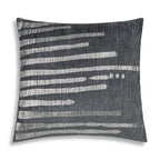 Adele Grey Silver Pillow