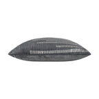 Adele Grey Silver Pillow