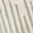Adele Ivory Silver Velvet Pillow