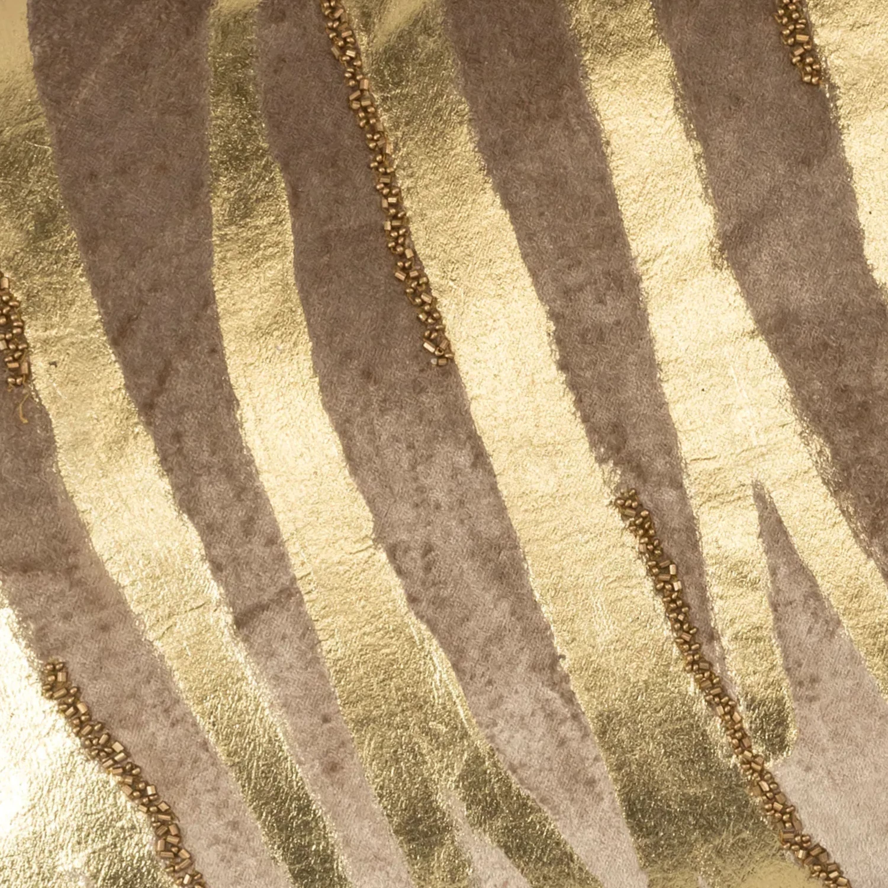 Adele Stone Gold Velvet Pillow