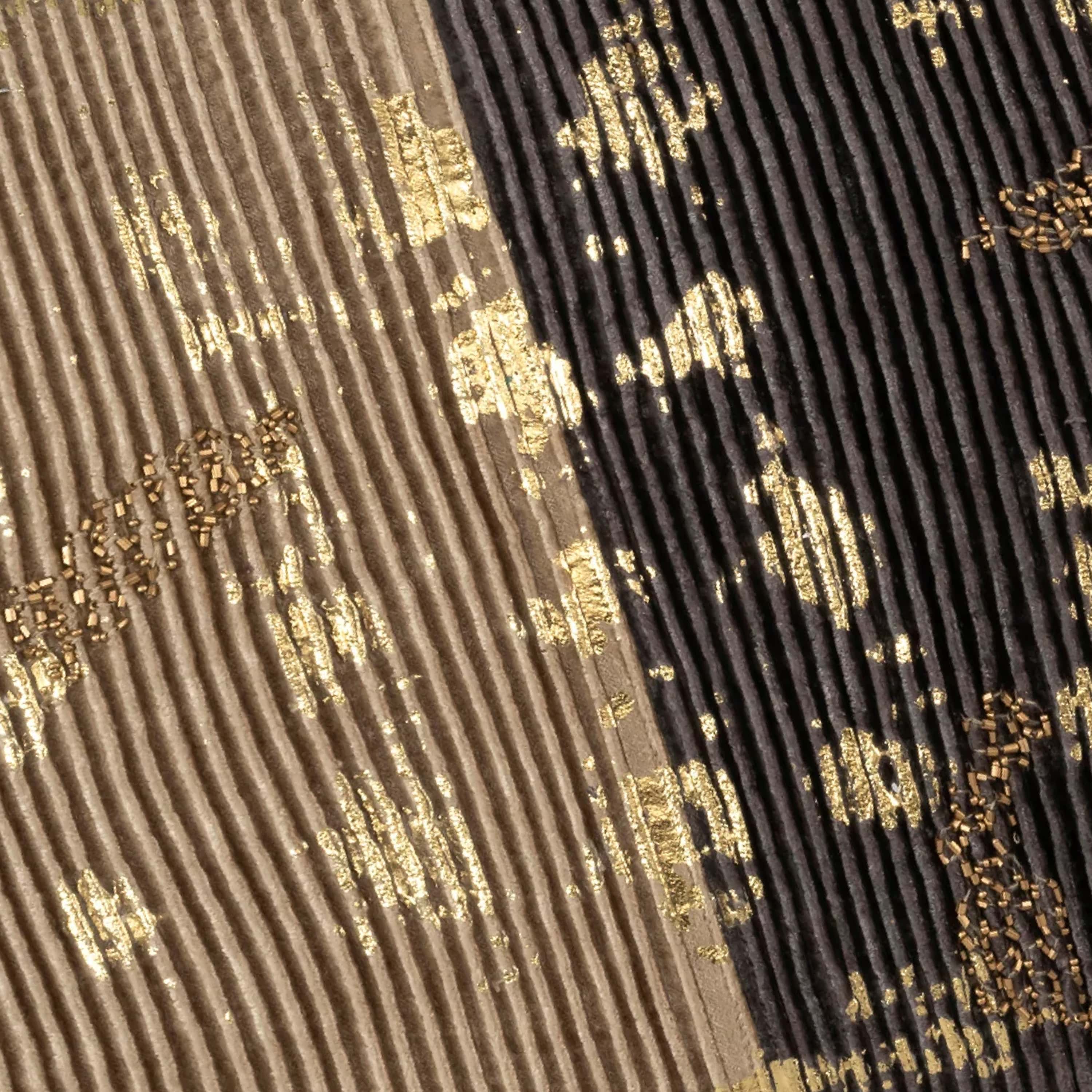Adele Charcoal Gold Velvet Pillow