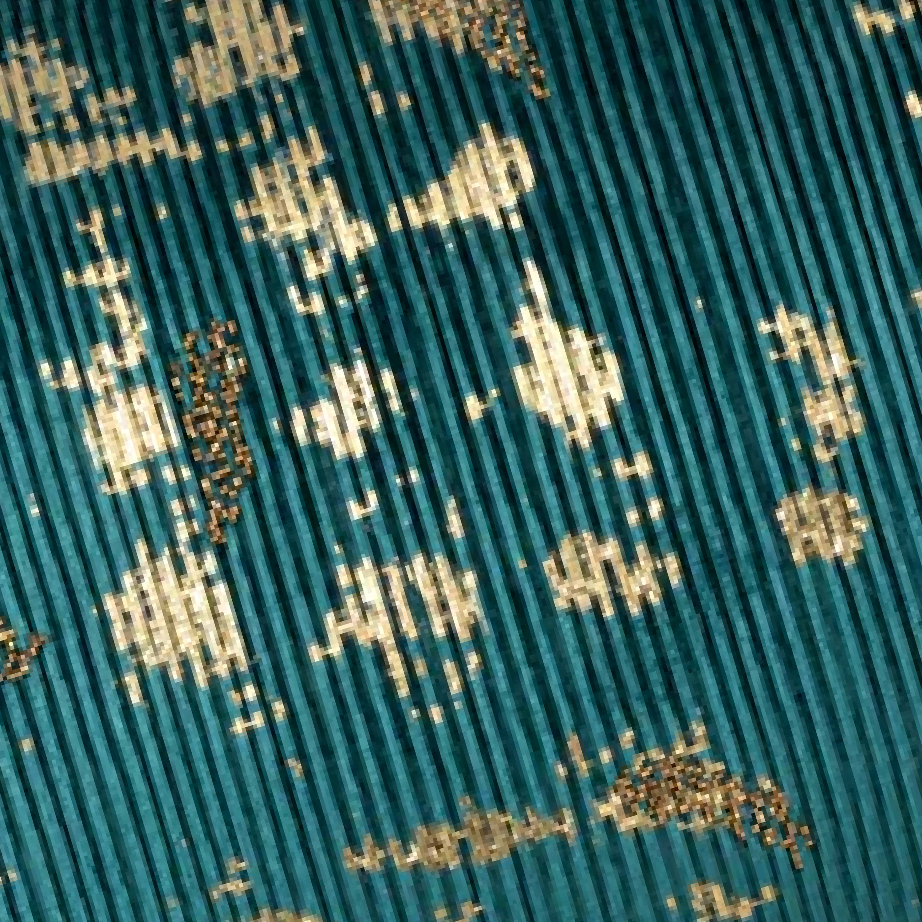 Adele Teal Gold Velvet Pillow