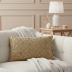 Aida Stone Beaded Pillow