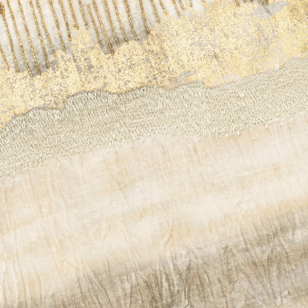 Aida Ivory Gold Pillow