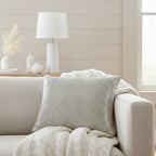 Akai Silver Beaded Pillow