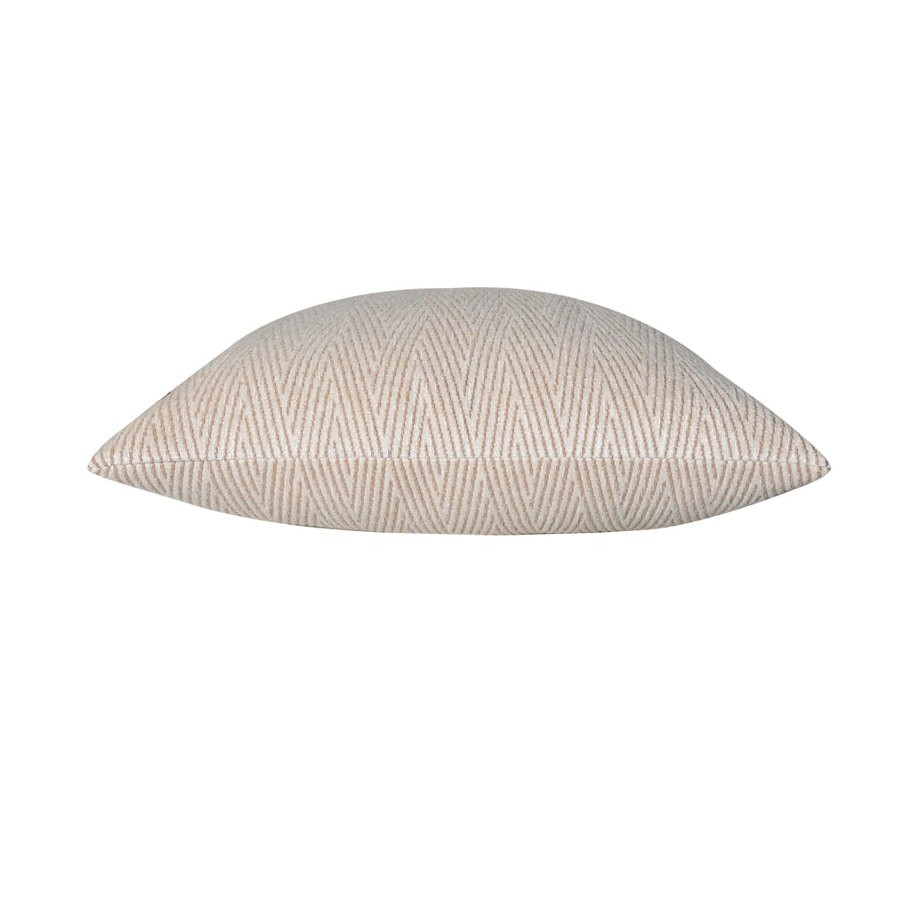 Allure Ivory Geometric Jacquard Pillow