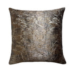 Allure Metallic Silver Jacquard Pillow