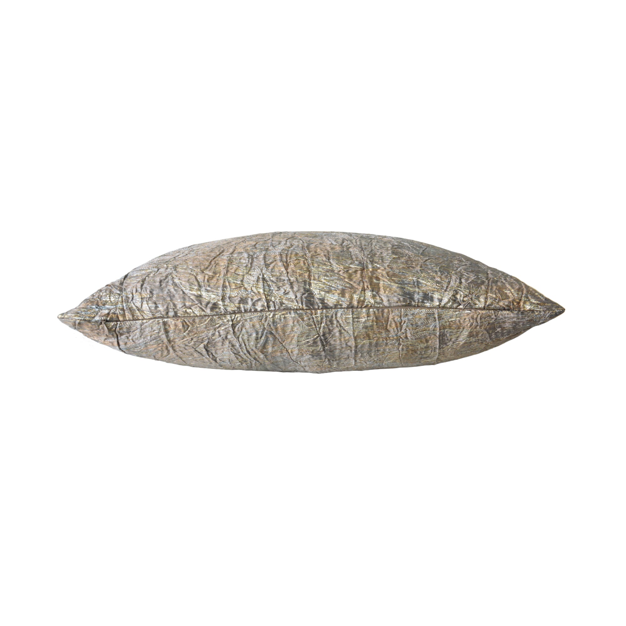 Allure Metallic Silver Jacquard Pillow