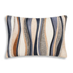 Amalfi Navy Hide Oblong Pillow