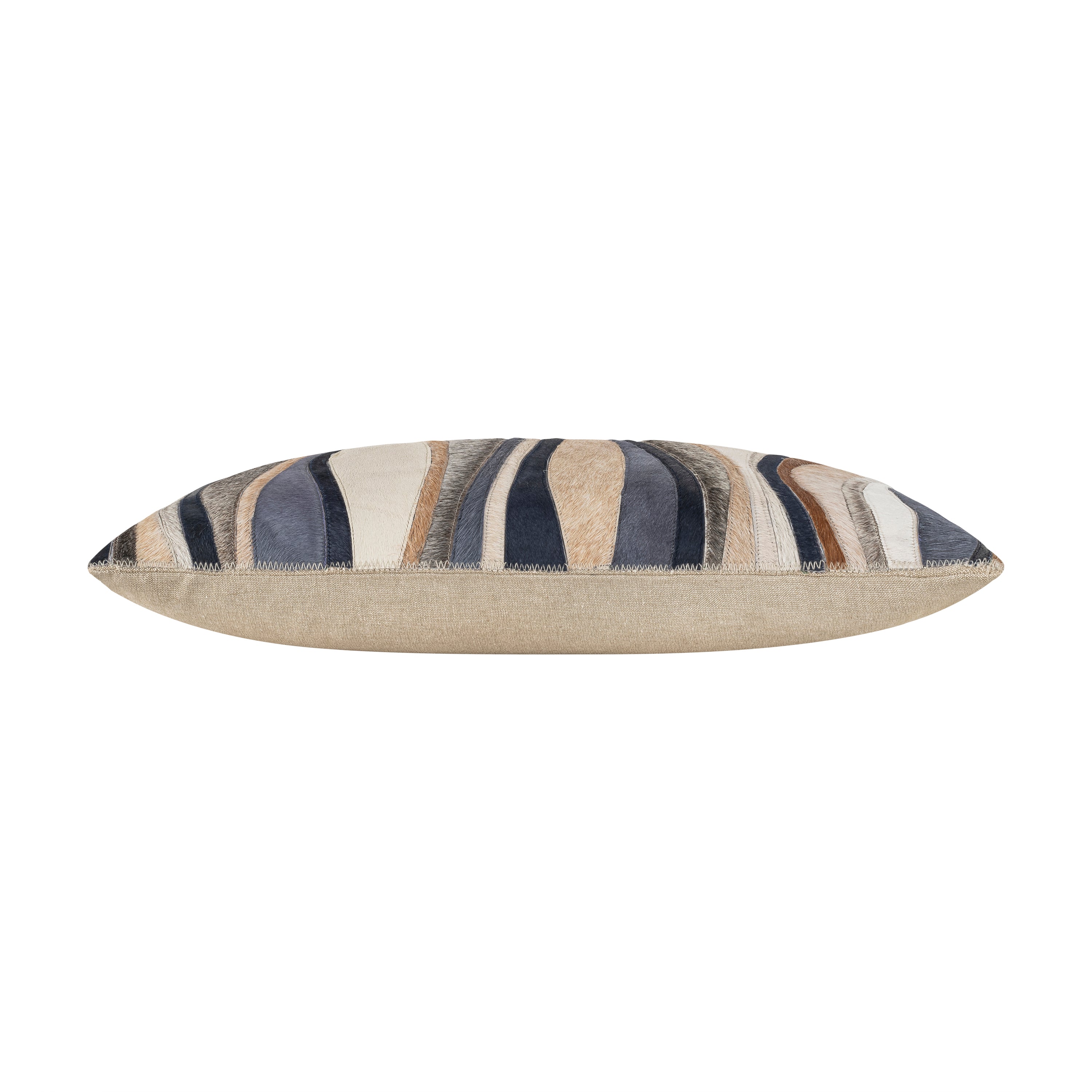 Amalfi Navy Hide Oblong Pillow