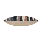 Amalfi Navy Hide Square Pillow