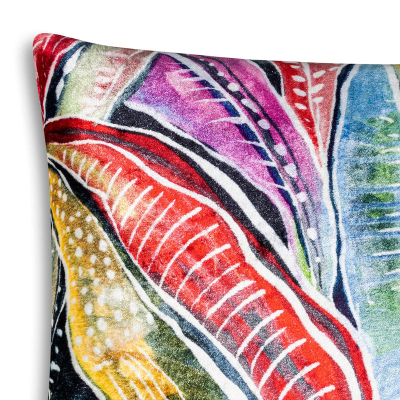 Amber Jungle Print Lumbar Pillow