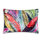 Amber Jungle Print Lumbar Pillow